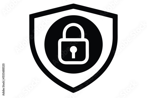 secure chat vector icon