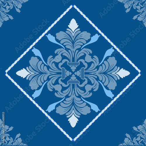 Abstract flora, Geometric Ethnic traditional seamless,Knitting,Navajo Native American Indian, tribal, traditional, pattern design for carpet, print, wrap, decorative, illustration, Fabric, Wallpaper, 