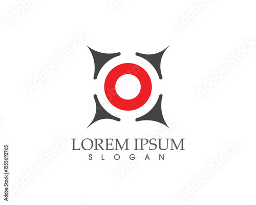 Vector - Compass signs and symbols logo..