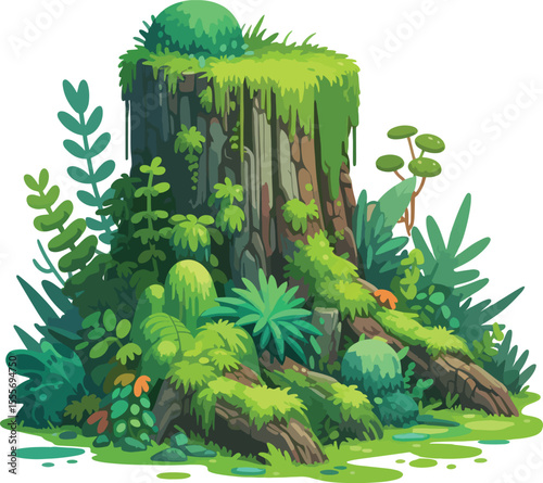 Fantasy Forest Tree Stump