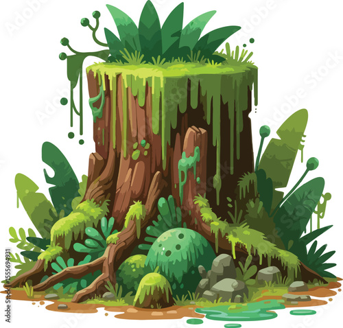 Tree Stump Environment Asset