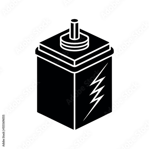 Capacitor Bank Electrical Unit Clipart