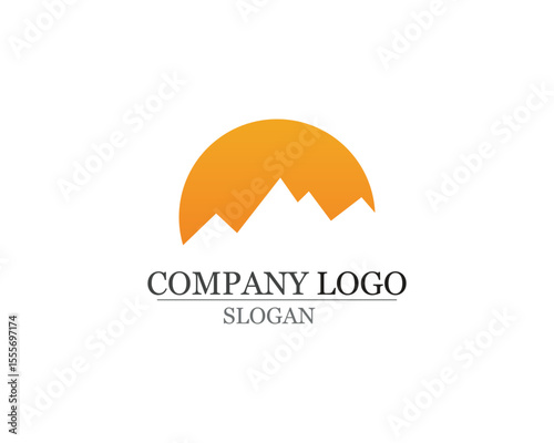 Mountain Logo Business Template Vector