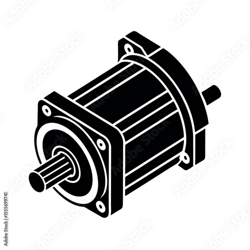 Servo Motor Precision Drive Clipart