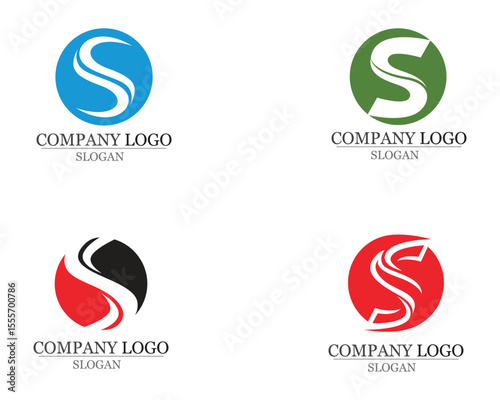 S logo and symbols template vector icons app