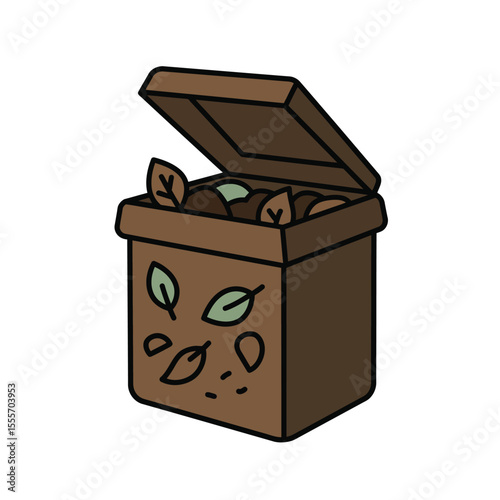 Treasure chest vector