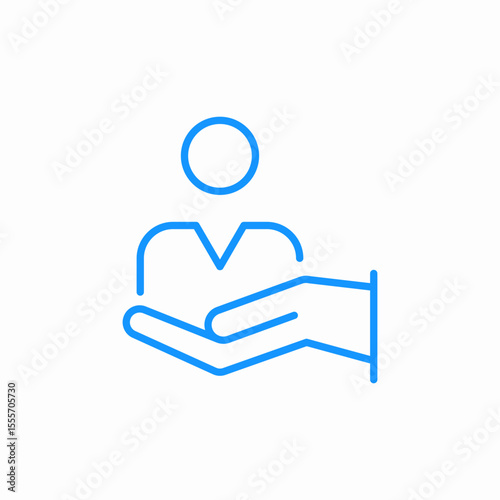 customer support icon sign vector
