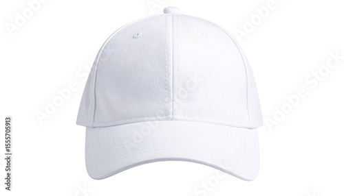 White cap front mockup