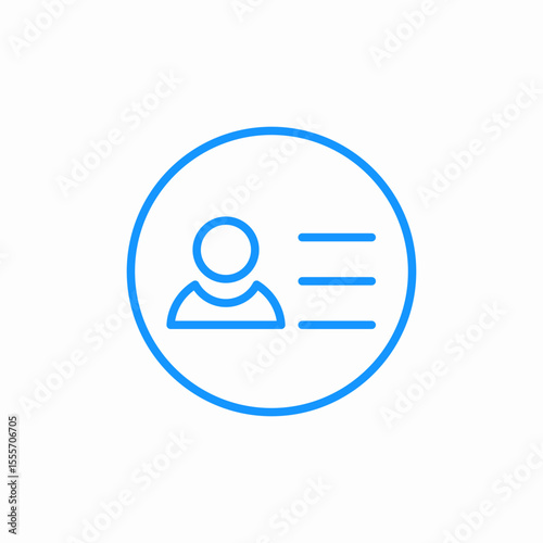 user details icon sign vector