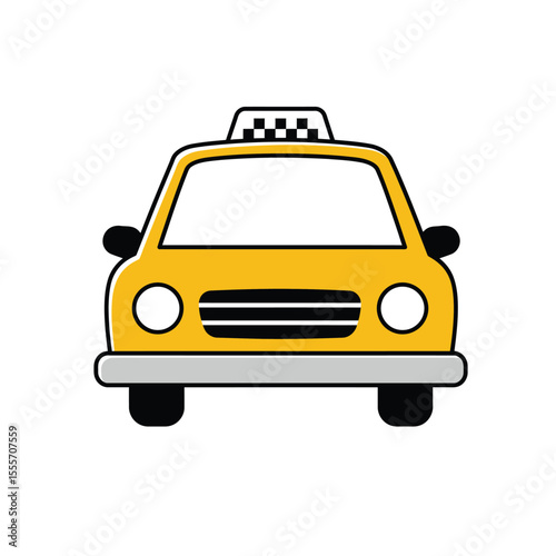 yellow taxi car
