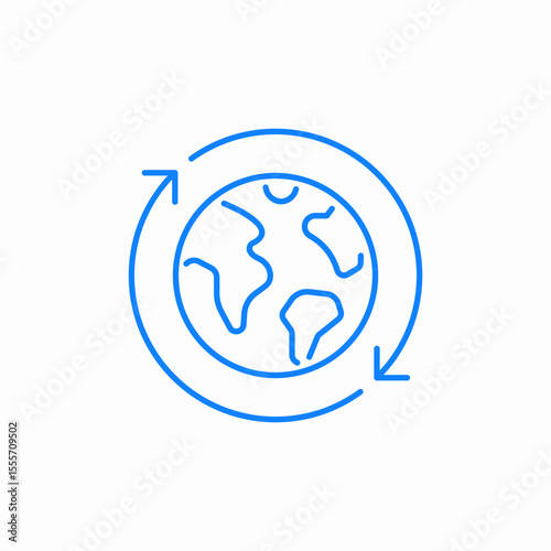 global development icon sign vector