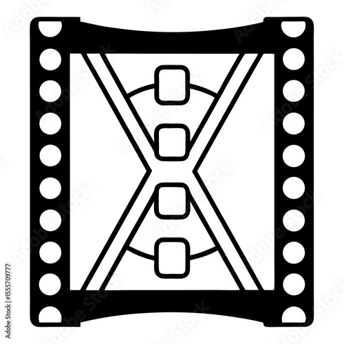 Radiology Film Icon – Line Art Design