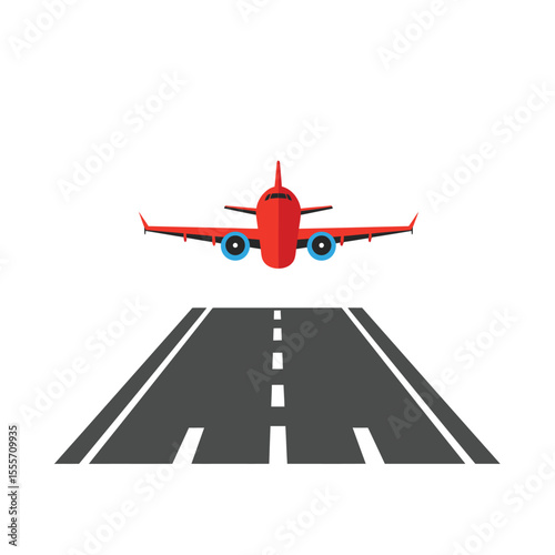 vector illustration of airplane