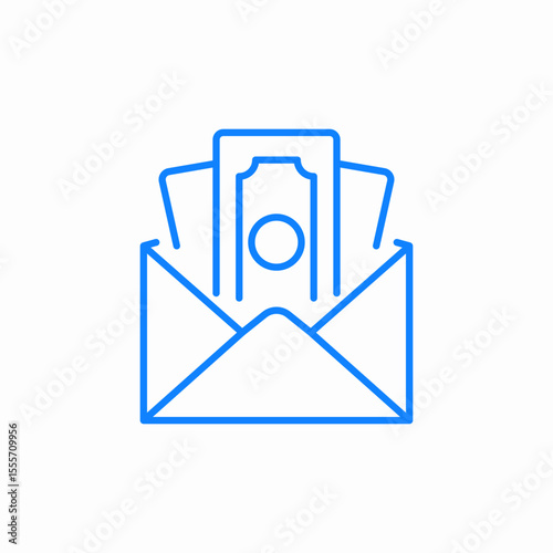 payment received icon sign vector