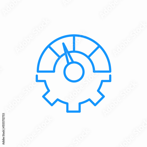 performance optimization icon sign vector