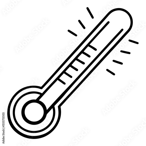 Thermometer Heat Check Vector