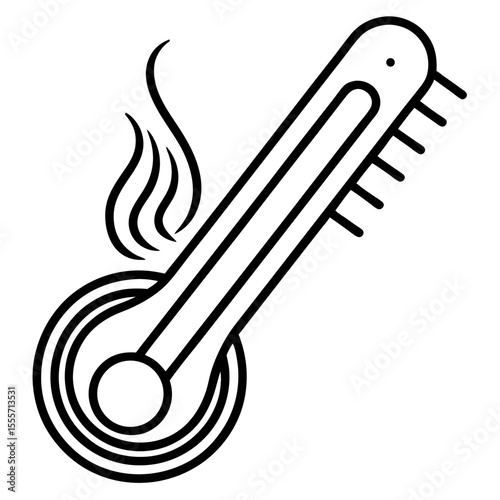 Thermometer Heat Check Vector