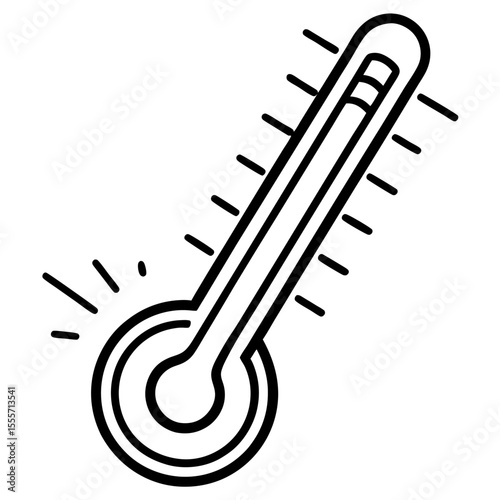 Thermometer Heat Check Vector