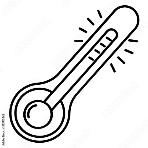 Thermometer Heat Check Vector