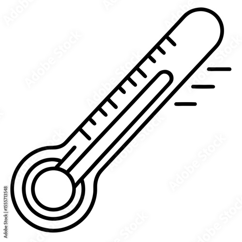 Thermometer Heat Check Vector