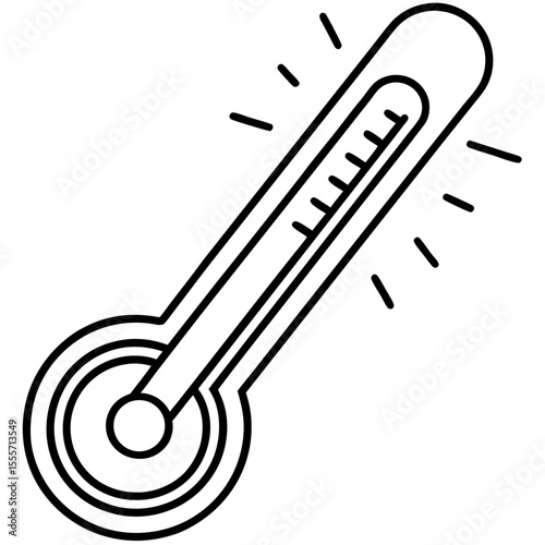 Thermometer Heat Check Vector