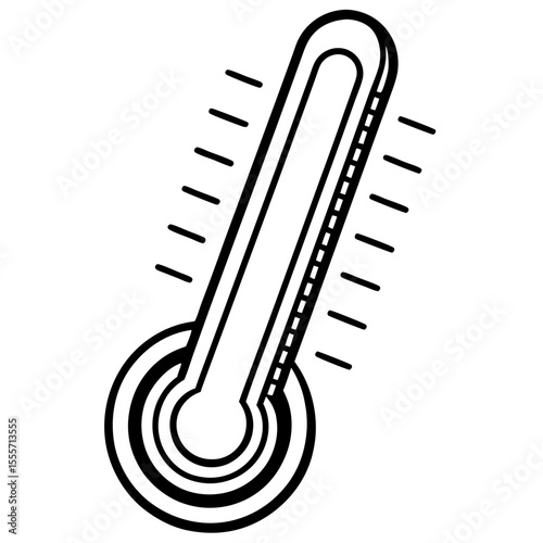 Thermometer Heat Check Vector