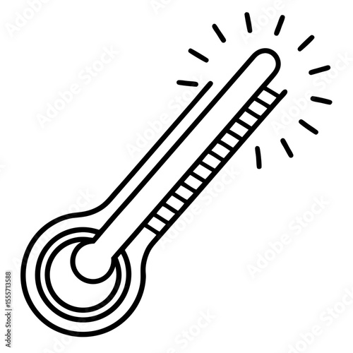 Thermometer Heat Check Vector