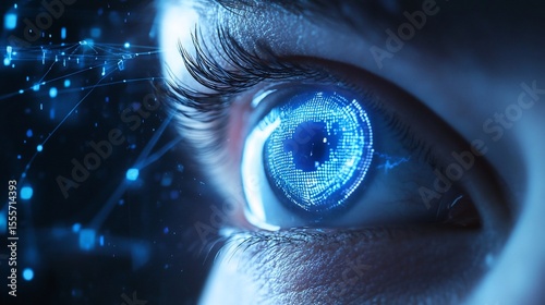 Digital Eye: Conceptual Futuristic Vision and Technological Advancement
