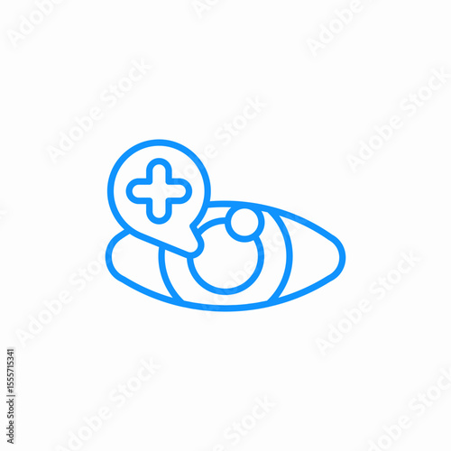 eye care icon sign vector