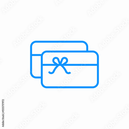 double gift icon sign vector