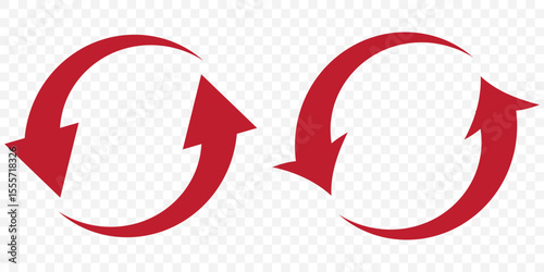 refresh arrow icon transparent. refresh sign PNG. reload, reset. repeat, recycling sign. circular arrow icon vector. update icon. convert icon. replay, reboot sign in Transparent Background. EPS 10.
