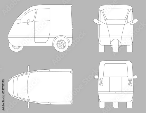 Simple compact car