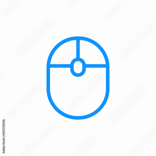computer mouse icon sign vector