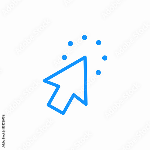 loading cursor icon sign vector