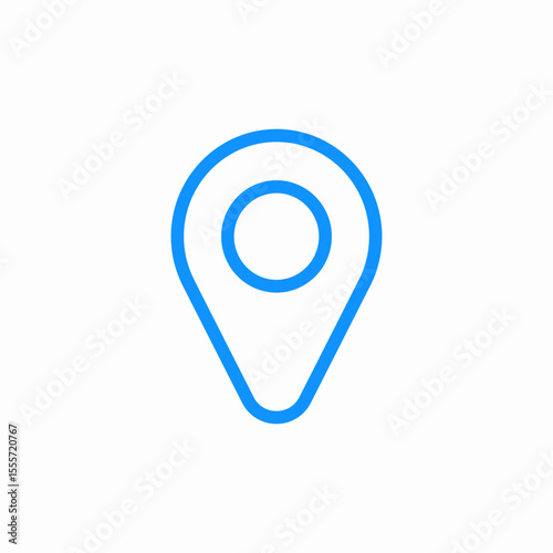 location marker icon sign vector