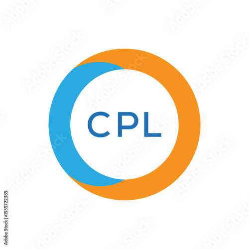 Elegant Monogram Logo Design with Decorative Frame – CPL Luxury Brand Identity Icon
