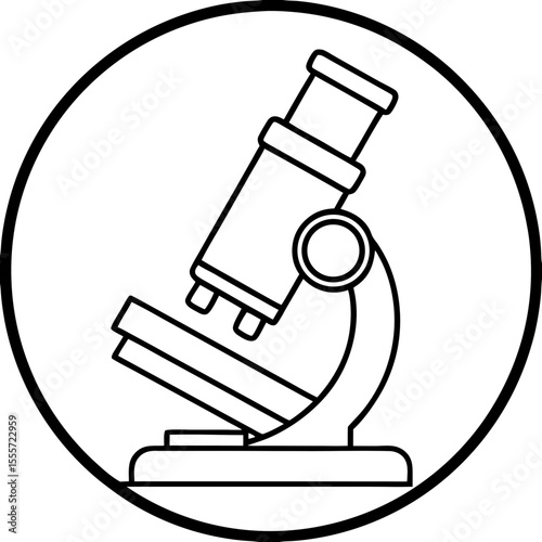 illustration of microscope
