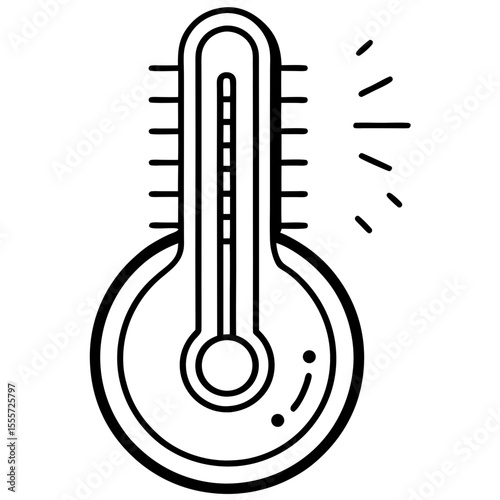 Fever Check Icon Vector
