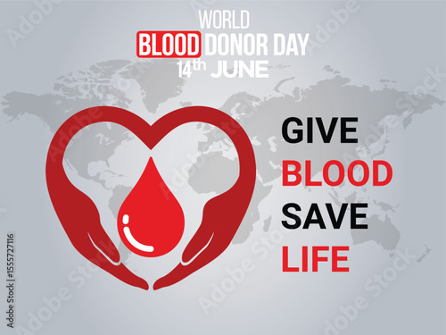 World Blood Donor Day – 14th June
Give blood, give life humanitarian aid, medical treatment, national, blood bag, isolated, volunteer, international, cells, healthy, world blood donor day, template, t