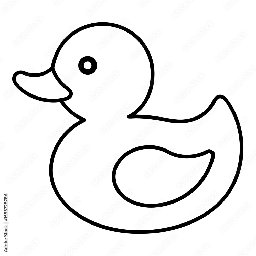 Fototapeta premium rubber duck vector illustration