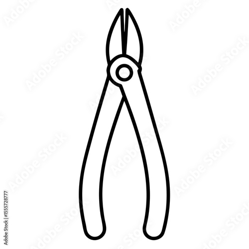 pliers isolated on white background