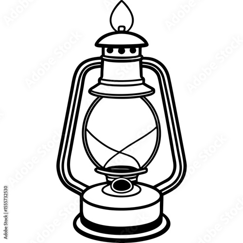 vintage oil lamp