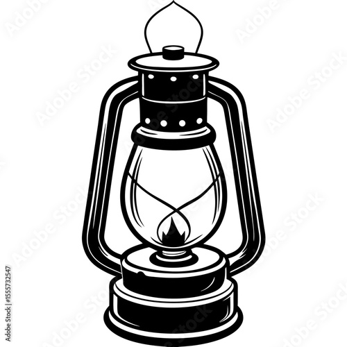 antique oil lamp