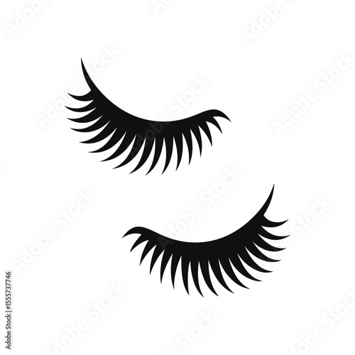 Girl eye lashes