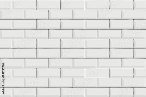 Simple white brick wall background with light gray shades suitable for banners and advertisements clean and modern
