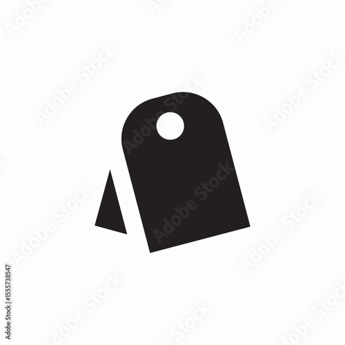 tag pile icon sign vector