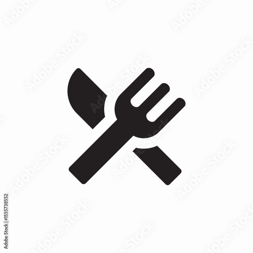 tableware dining icon sign vector