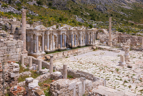 In the ruins of ancient Sagalassos