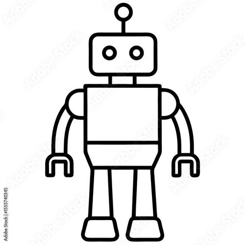 robot in white background