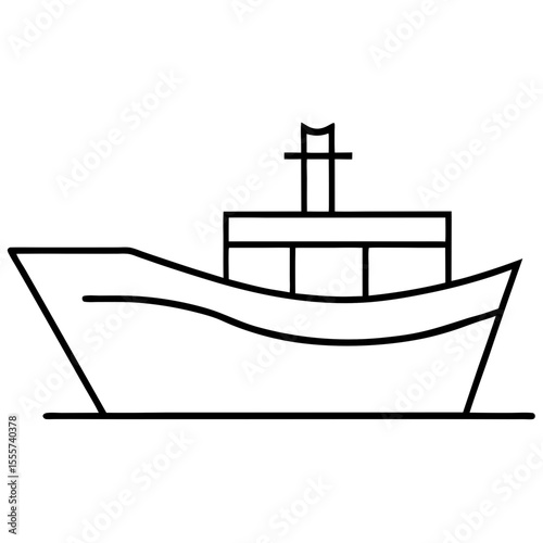ship silhouette vector